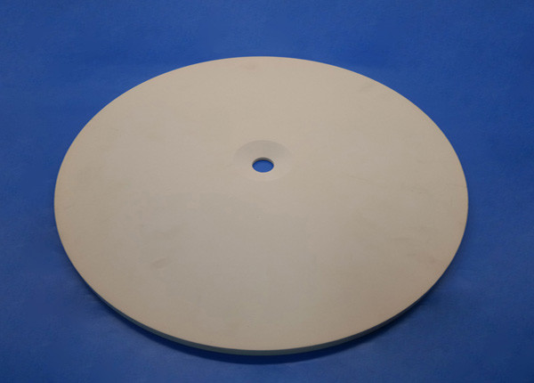 Customized 97% Alumina Large Ceramic Disk / Al2o3 Bunner Plates