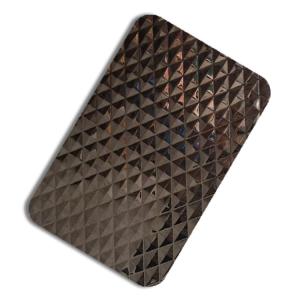 China ASTM A240 304 Stainless Steel Diamond Plate Sheets 316 430 Mirror ODM Service wholesale