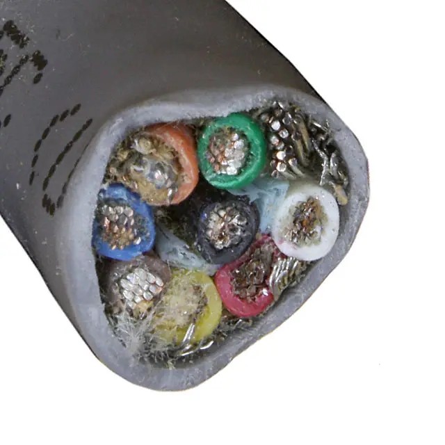 5178c Sl005 Alpha Wire Cable 8con 16awg Slate Shld 100'