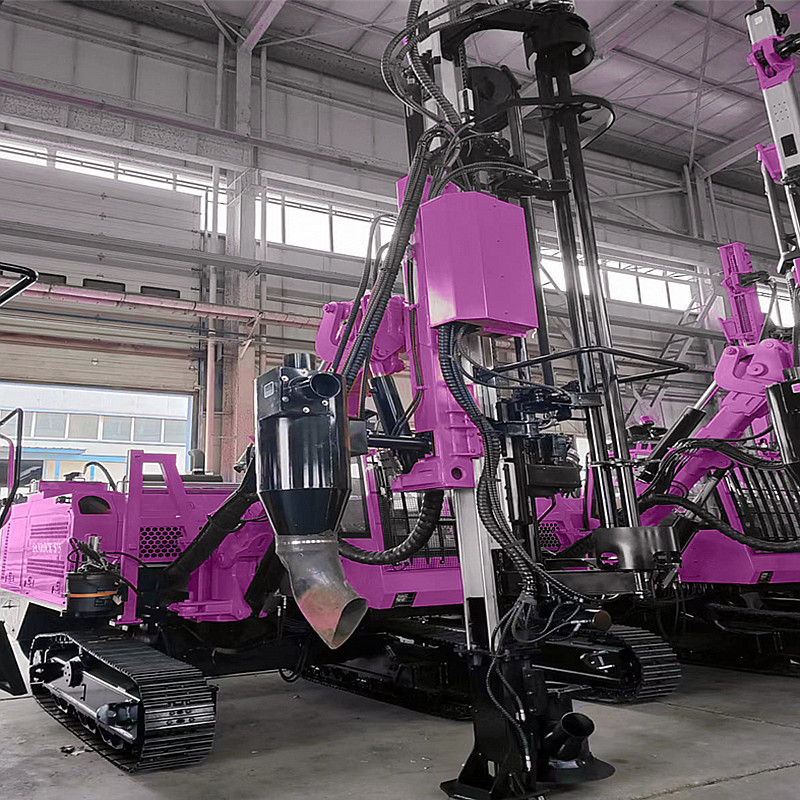 Hydraulic DTH Drilling Rig Rock Borehole Drilling Machine Crawler Mining Drilling Rig