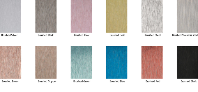 Waterproof Copper Brushed Aluminum Composite Panel 0.4CM 8x4 Aluminium Composite Sheet