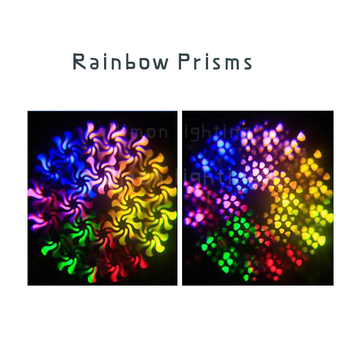 Double Rainbow Prisms 350w 17R Sharpy Moving Head Beam Lights with Frost Effects
