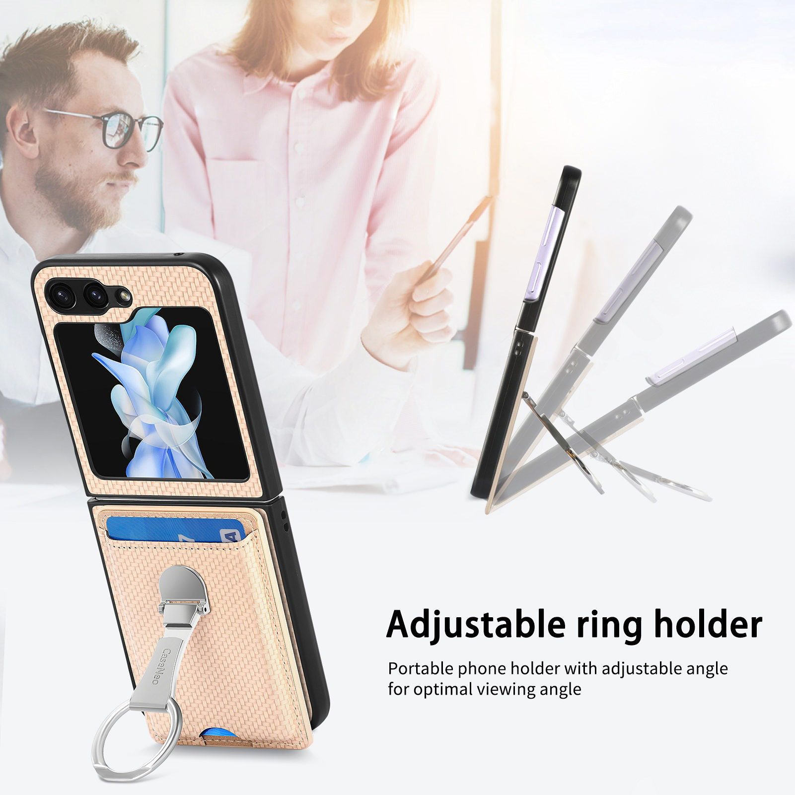 360 Degree Foldable Ring Wallet Design Style Mobile Phone Case for Samsung Galaxy S23 S22 Ultra S21 S20 Plus