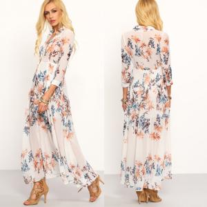 China 2018 New Style Chiffon Bohemian Long Dress wholesale