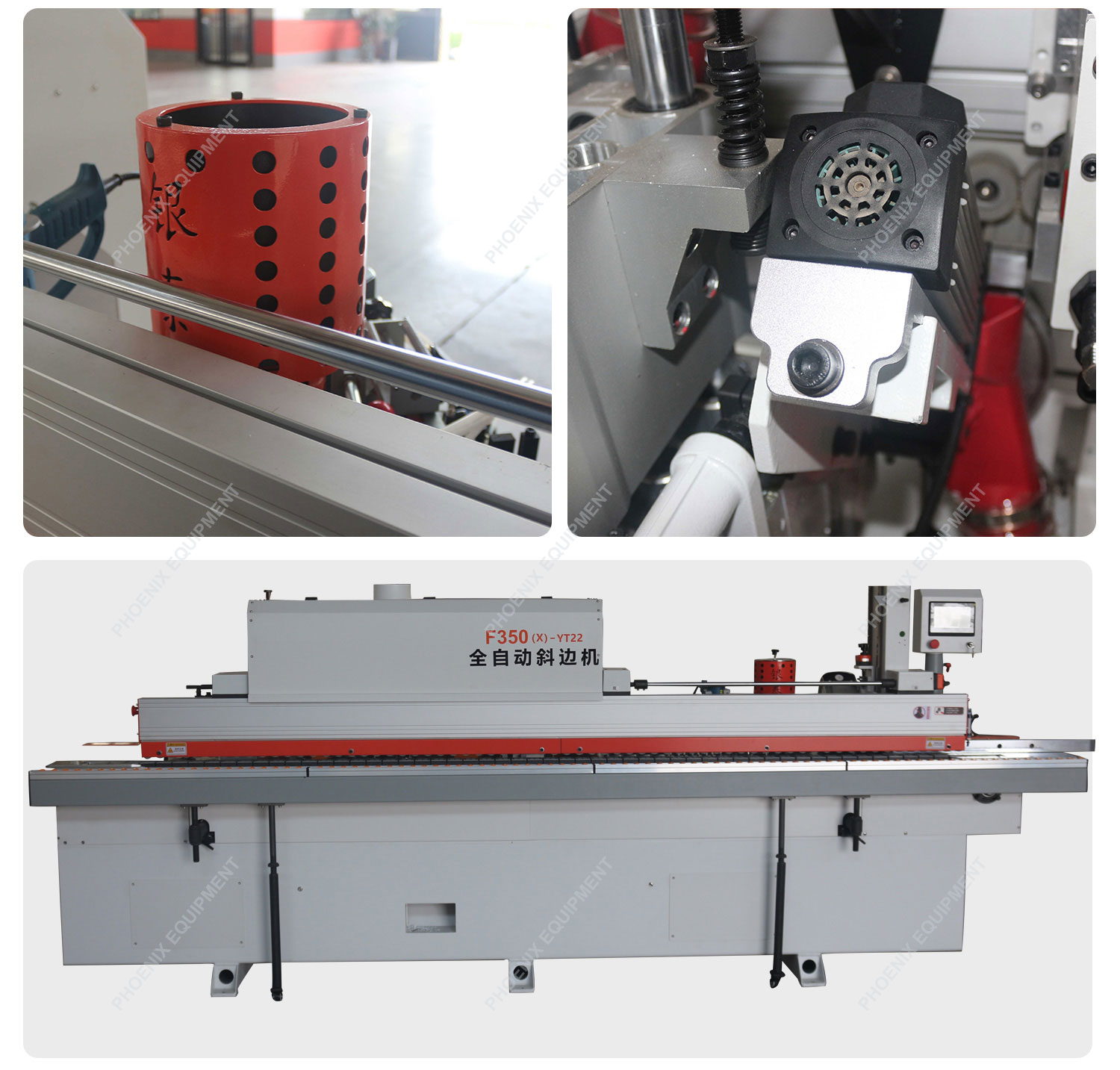 Woodworking Pre Milling Edge Banding Machine with 45 Pressure Roller Wheels and More