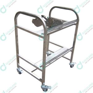 China Stainless Steel 800mm High 40 Pieces JUKI Feeder Trolley wholesale