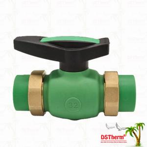 China PPR Union Ball Valve Full Bore Ppr Double Union Ball Valve Exposed Installation wholesale
