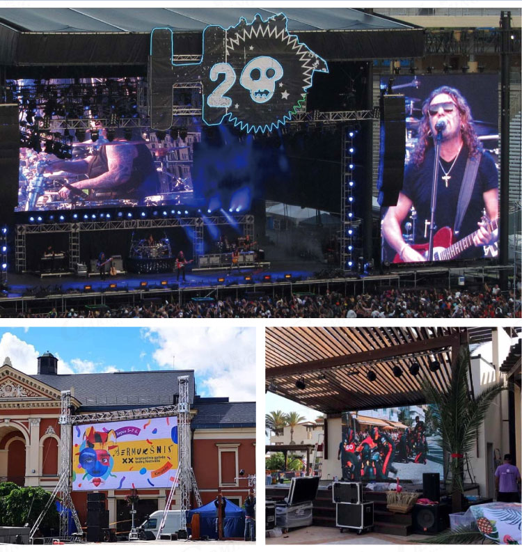 Front Maintenance P3.91 Rental Led Display For Stage Concerts E Series