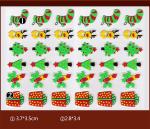 Christmas Gift PET Chocolate Transfer Molds For Christmas Party Cupcake Toppers