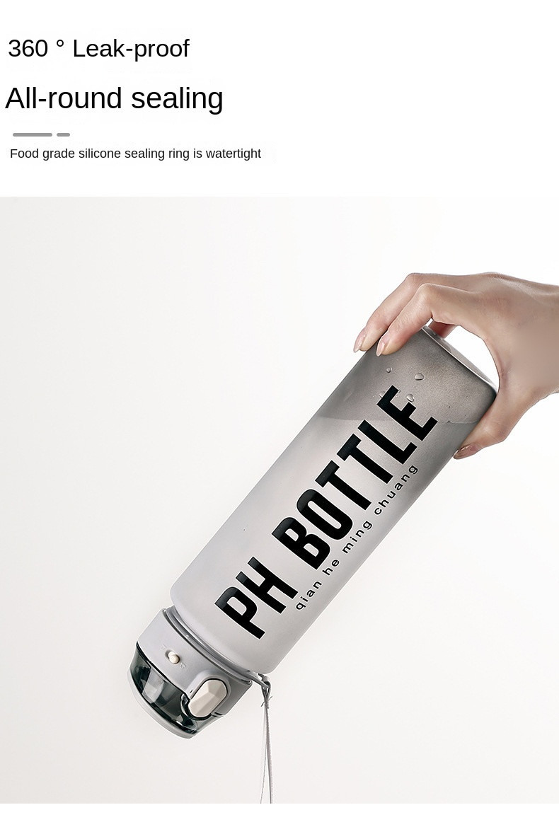 Bpa Free 1000ml 1 Litre Sipper Water Bottle With Straw For Adults Gradient Color 32 Ounce Large Capacity Many Colors Reusable Odour Free