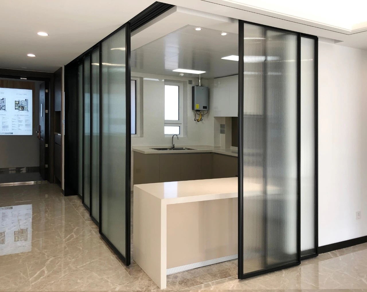 6063 Champagne Doors Windows Anodized Aluminum Profile