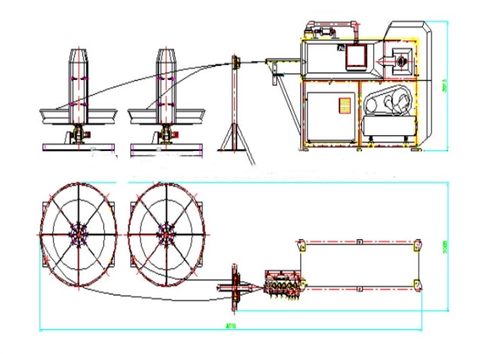 Single / Double Wire Automatic Rebar Stirrup Bending Machine 380 V Servo Motor