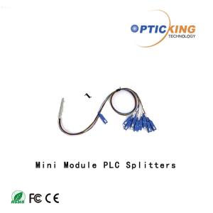 China LC Blockless Fiber Optic PLC Splitter 1x32 OPTICKING wholesale