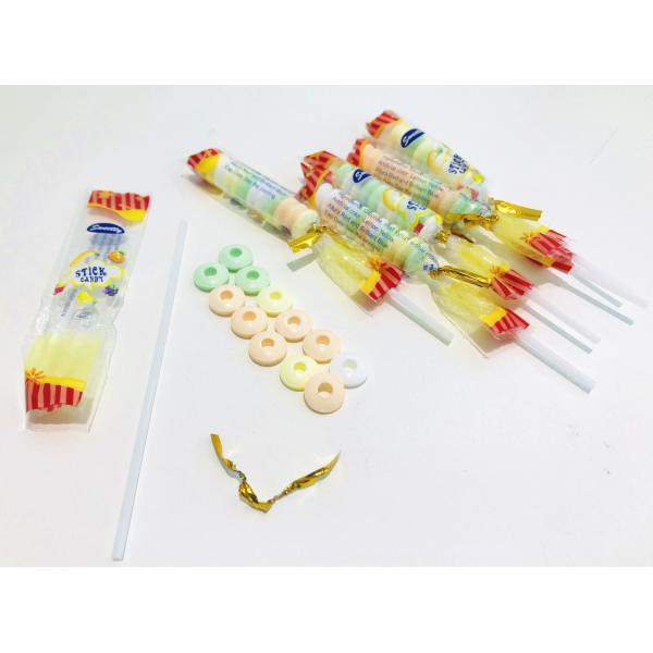 3g Compressed Candy , Multi Fruit Flavor Small Brochette Candy / Good price & nice taste