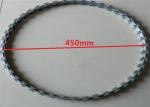 450mm Diameter Razor Wire And Barbed Wire Galvanized Concertina
