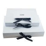 CMYK Printing Garment Packaging Boxes , Fashionable Dress Packing Boxes