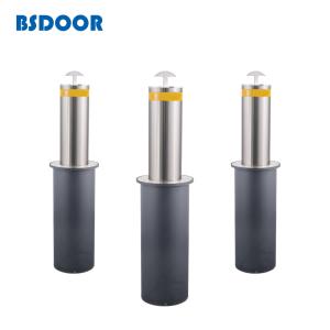 China Hydraulic Road Traffic 100KG Remote Control Parking Bollards Semi Automatic wholesale