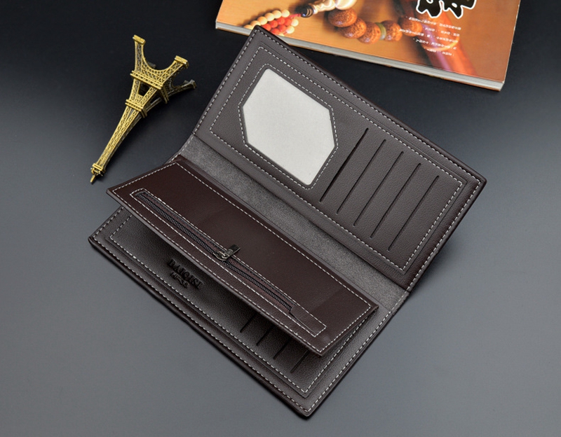 Vintage Style Minibook Fashion Men's Wallet PU Leather Multifunction Card Holder