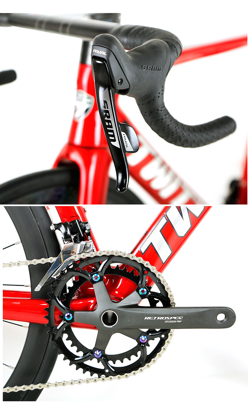 T900 High modulus Carbon fiber Road Bike With 50C Carbon Wheelset