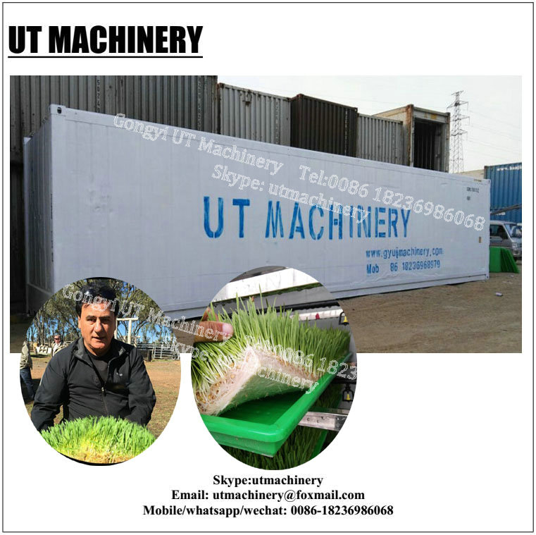 64pcx Sprout Box Hydroponic Fodder System Container for Farm Growing 500kg-1500kg