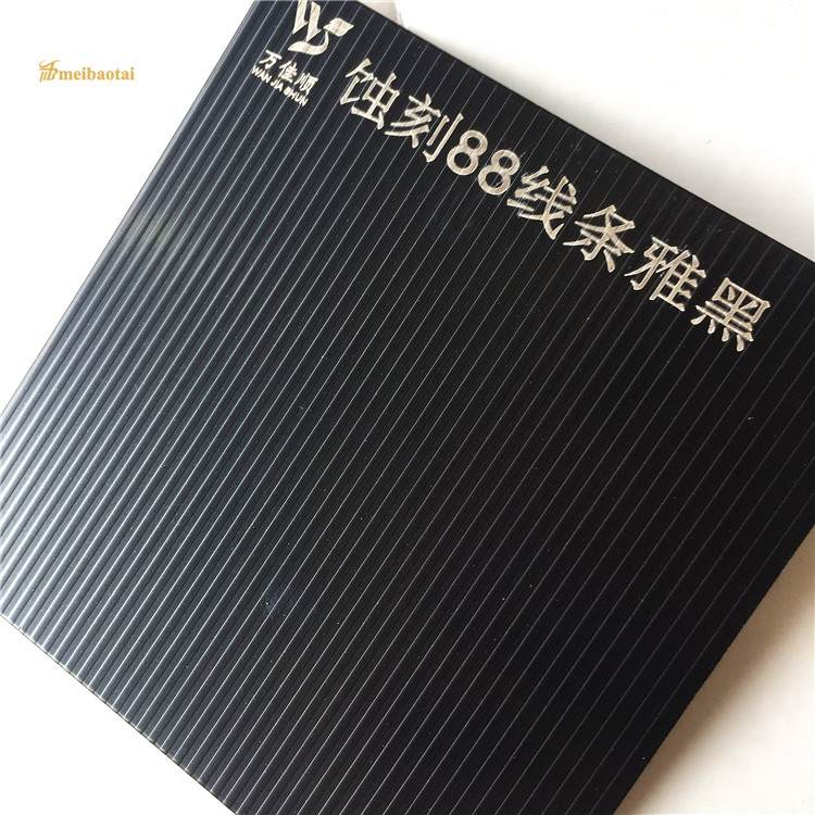 Sustainable 4 Feet Etched Stainless Steel Sheet For Ceiling Wall