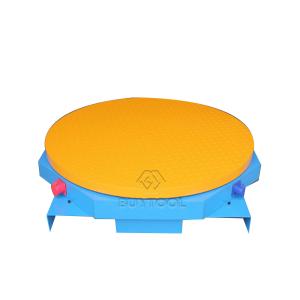 China Low Profile Manual Pallet Wrapping Turntable Machine Pedal Switch wholesale