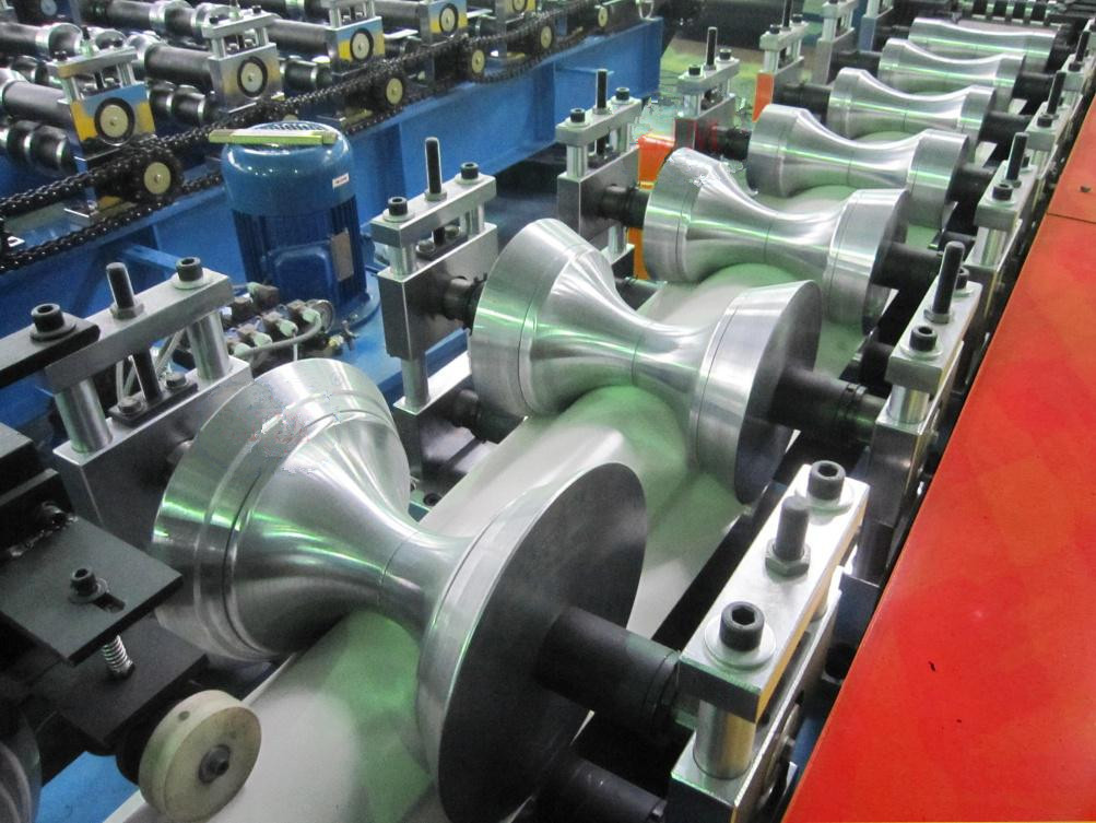 16 stations Forming Stations 5-10m/min Ridge Cap Roll Forming Machine 4Kw motor