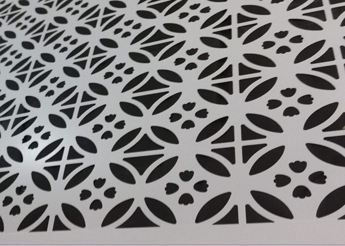 Hexagonal Perforated Aluminum Sheet , 1m 1.22m Width Perforated Aluminium Mesh