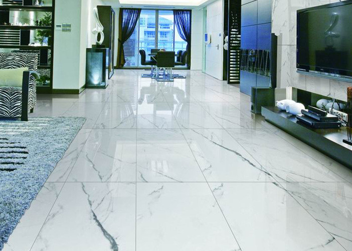Acid Resistant Marble Effect Ceramic Wall Tiles Less Than 0.05% Absorption Rate