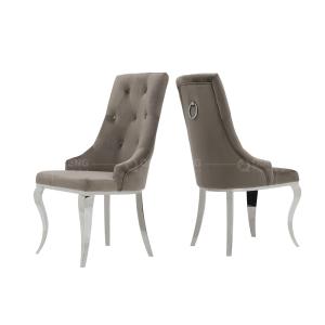 China Comfort 62x52x107cm SS Dining Chairs Nordic style Modern Furniture wholesale