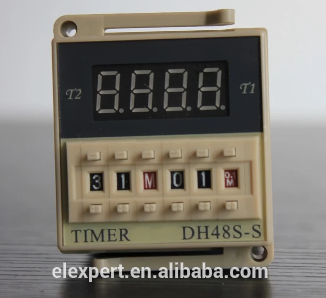 High Quality DH48S-S AC220V 8Pin LCD Digital Timer Time Delay Relay 0.1S - 99Hour