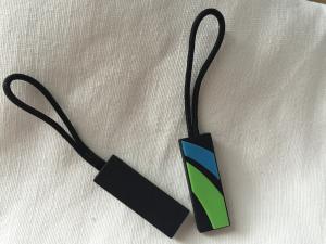 China Strong 3D Soft Pvc Zipper Puller , Cute Zipper Pulls For Handbags wholesale