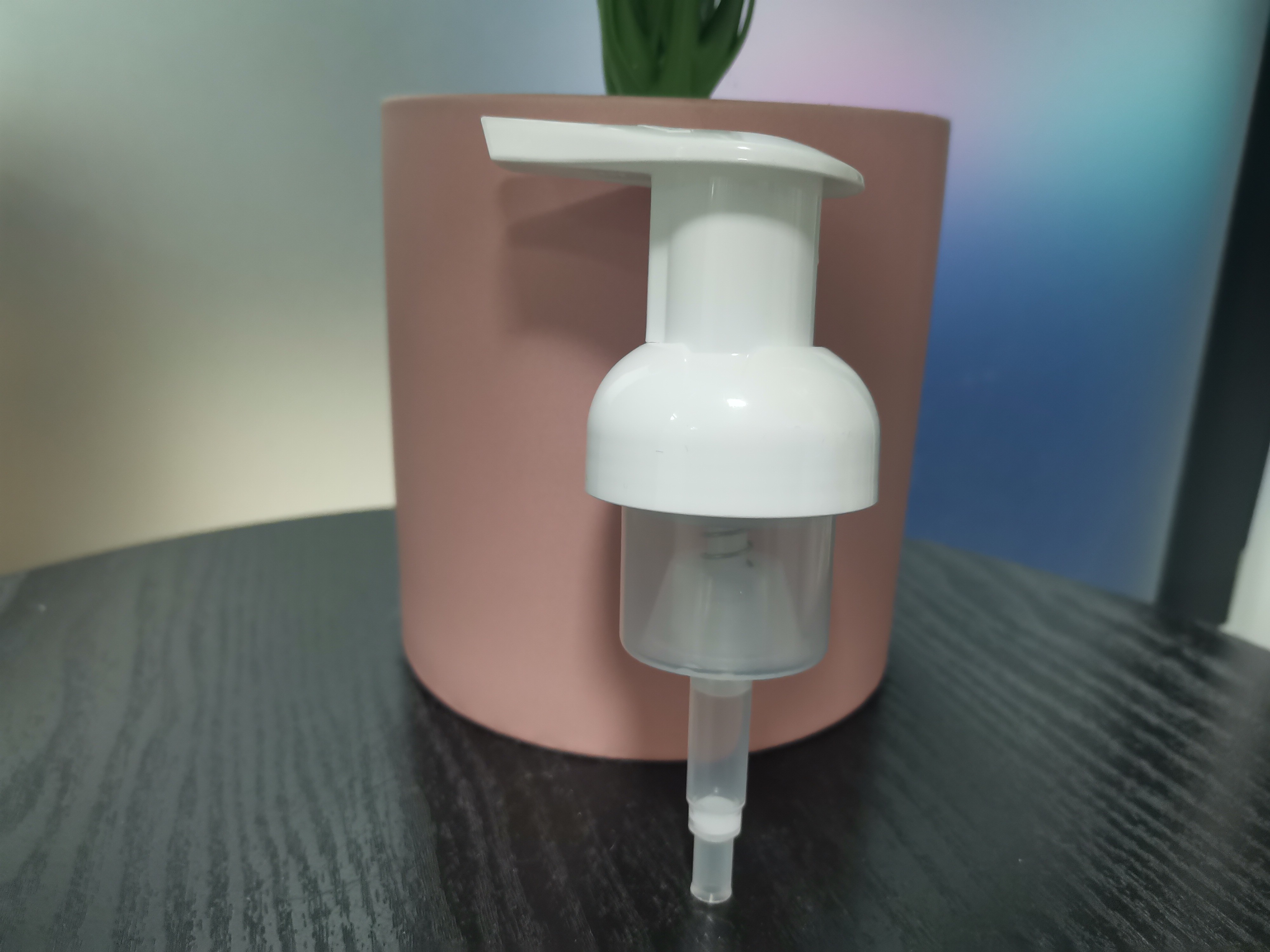Customized Foam Bottle Pump With White Pump Head And Transparent Pump Tube B Vs B2