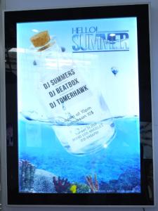 China 5500K IP67 DC12V Backlit LGP Aluminum Poster Frame wholesale