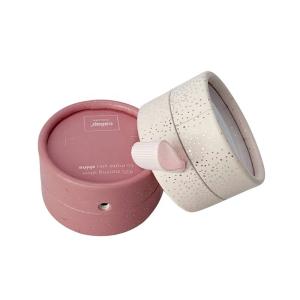China Small Jewerly Cardboard Round Box Tube With Ribbon wholesale