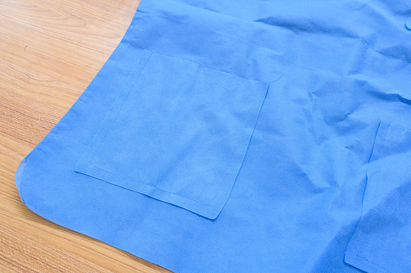 Blue Short Sleeve Hospital Surgical Scrubs Disposable Scrub Suit Clothing Nursing Scrubs