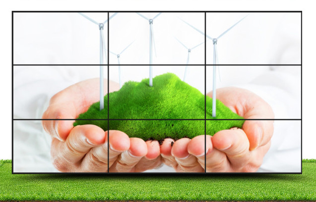 1920*1080 Bezel 1.8mm Planar Lcd Video Wall LCD Mosaic Screen