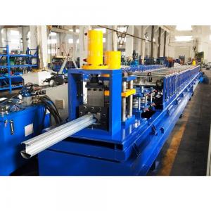 China Column Fence Post Roll Forming Machine 0.4mm - 1.2mm Wire Mesh Peach Shaped on sale