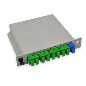 China 1x8 PLC Splitter SC APC Connectors Fiber Optic Cassette wholesale