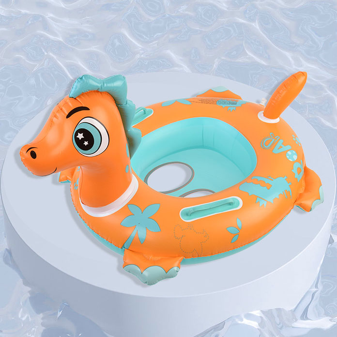 Floating Design Inflatable Swim Rings Rollover Prevention Tube for Kids' Pool Fun