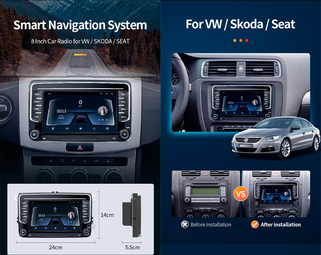 Tiguan Vw Passat Stereo GPS Navigation Stereo Vw Golf Mk5 Bluetooth Stereo MK5 Jetta