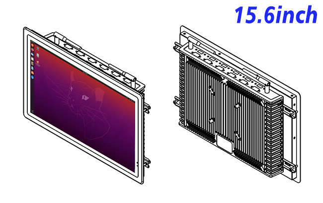 15.6-Inch Compact Linux Display for Factory Dashboards and Logistics Monitoring