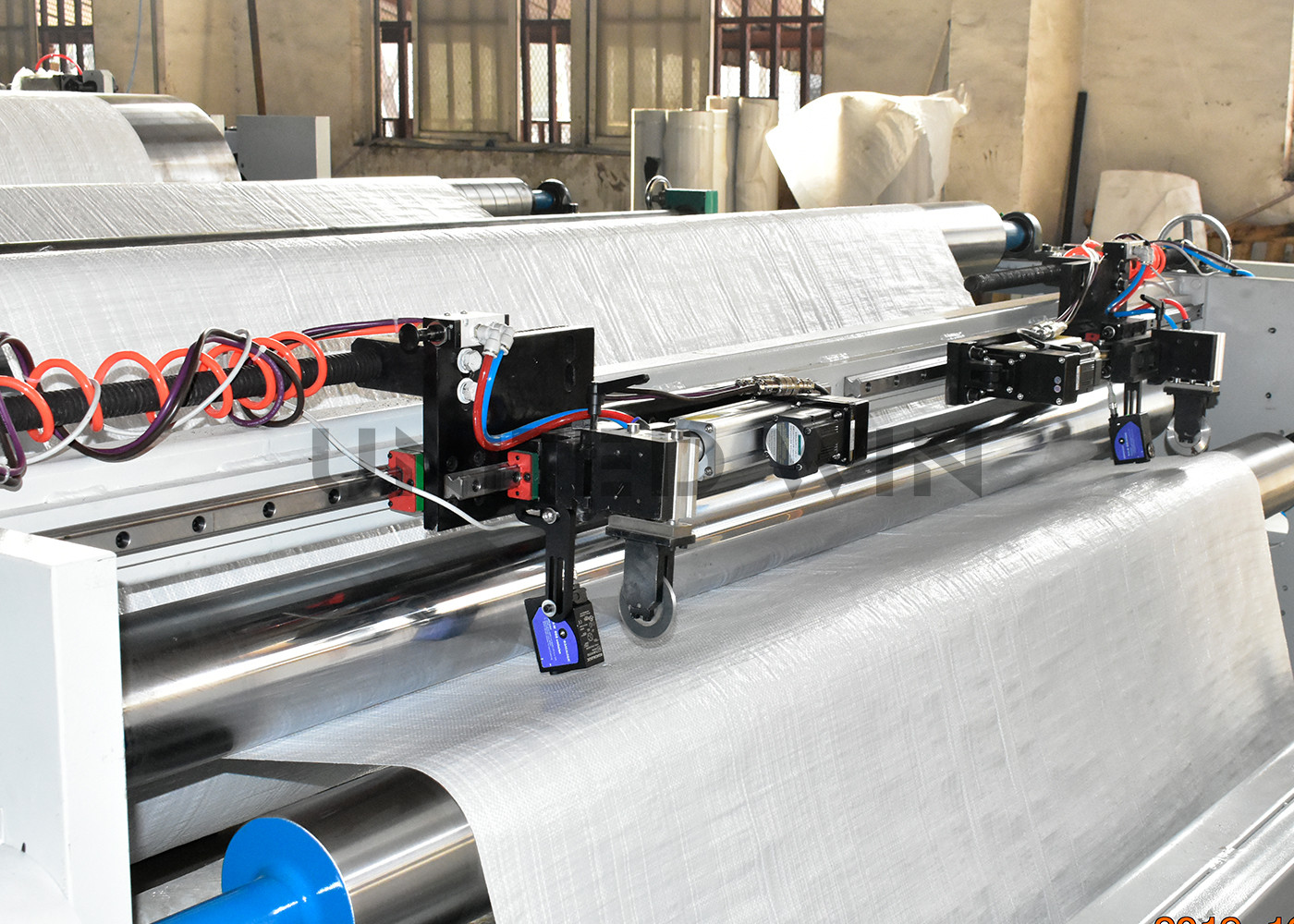PE Tarpaulin Fabric Extrusion Coating Lamination Line Polylam Extrusion Lamination Plant
