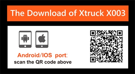 For Xtruck X003 scanner Tool DPF Heavy Duty Truck ECU Programming Forced Regeneration FOR Vol-vo/Sca-nia/Cummins Diagnostic Tool