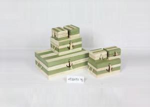 China Light Green White 41x37x55cm Jewelry Wooden Box Cabinet wholesale