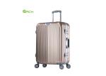 Fashionable ABS PC Trolley Travel Luggage With Aluminum Frame