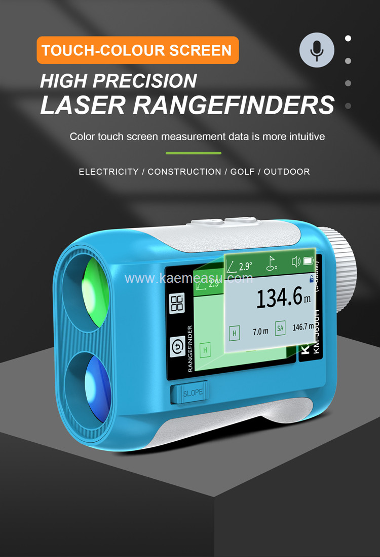 kaemeasu Multifunctional Laser Rangefinder Data Broadcast Golf Range Finder Telescope J800