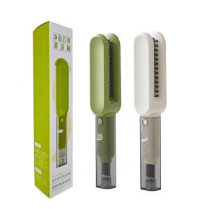 China 2024 Trend Kitchen Products Customized Packaging Multifunctional Knives Blade Cleaning Brush Set wholesale