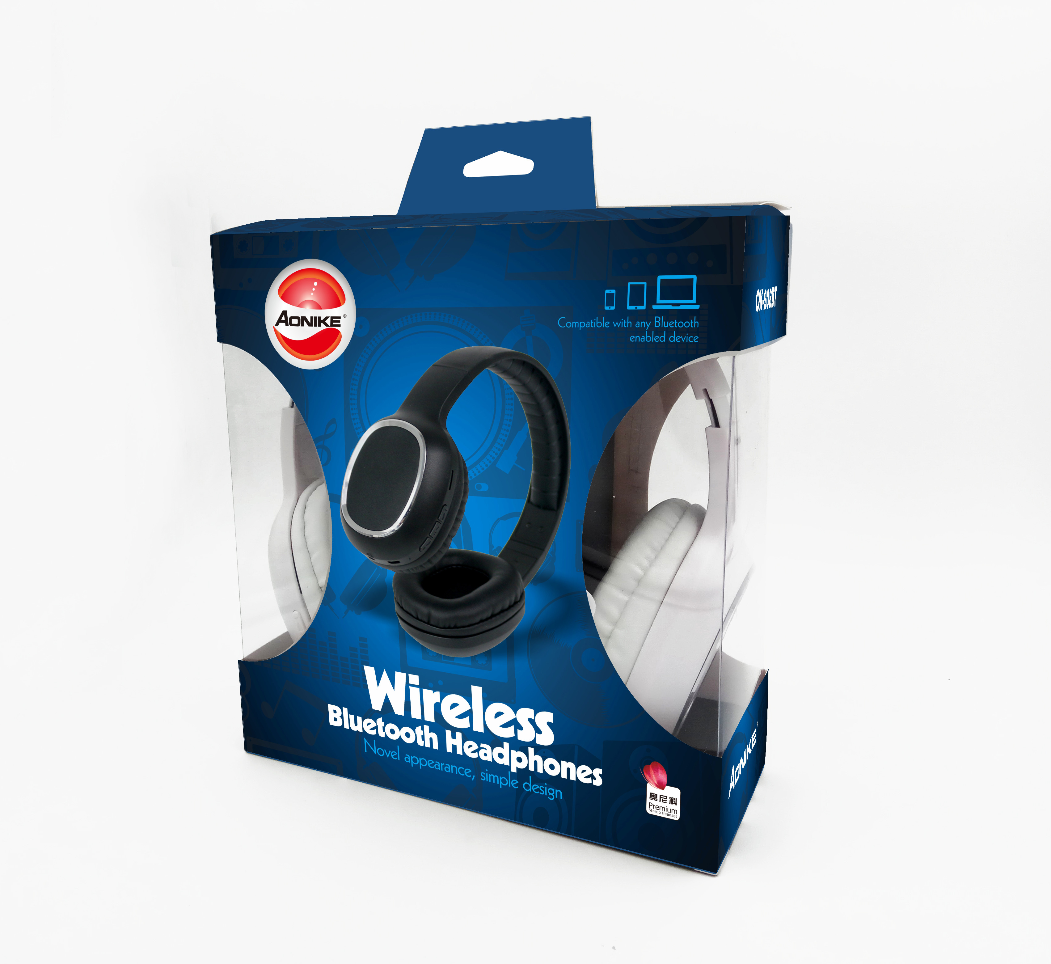 300mAh 8 Hours OEM Wireless bluetooth headphones with microphone