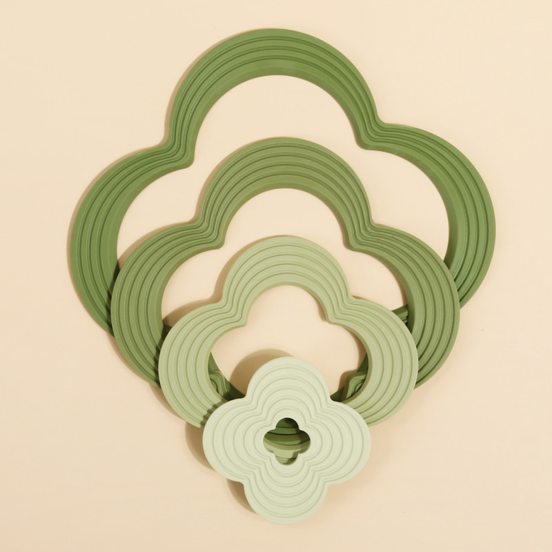 4 in 1 Collapsible silicone hot pad trivet